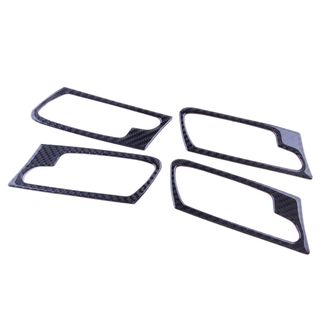 Carbon Fiber Interior Door Handle Frame Cover for BMW X5 E70 X6 E71 (2008-2013)