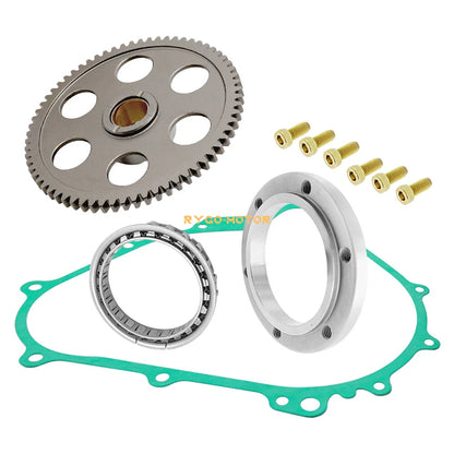 Starter Clutch One Way Gear Bearing & Gasket for Yamaha Kodiak 400 450 ATV