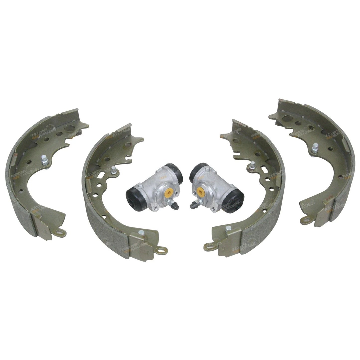 Rear Brake Shoe Set 2 x Wheel Cylinders for Hiace Van (2005–2012)
