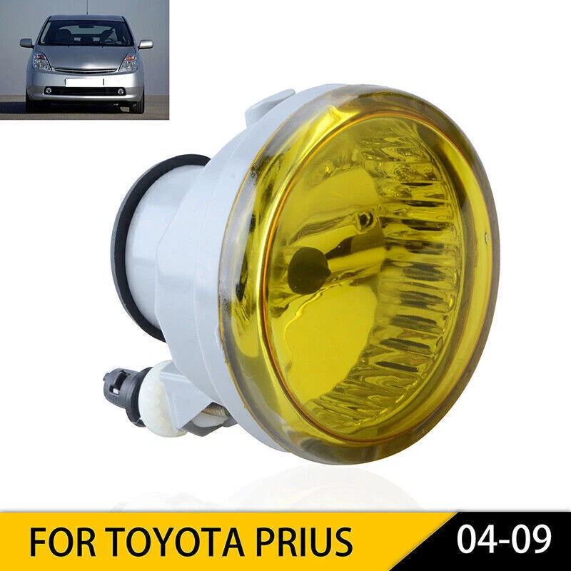 Left Front Fog Light Lamps with Bulbs for Toyota Highlander (2004-2009)