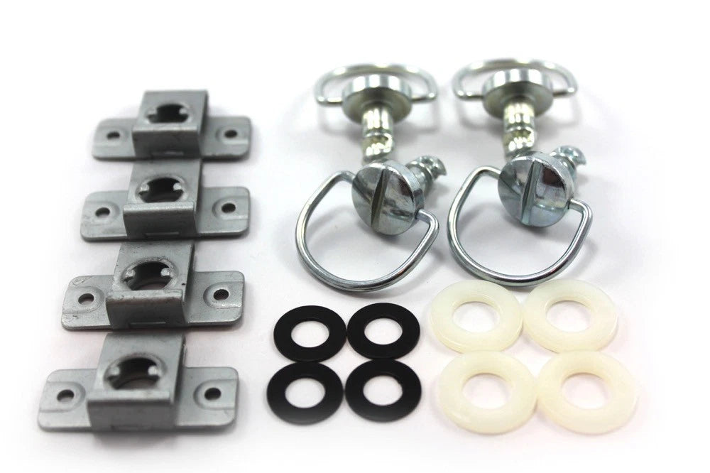 Plateau Rangement Housse dzus Écrous 4 Pièce for Renault Clio V6 avant (2000–2005)