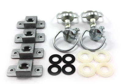 Plateau Rangement Housse dzus Écrous 4 Pièce for Renault Clio V6 avant (2000–2005)