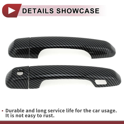 Car Door Handle Cover Set for Toyota Land Cruiser Prado J150 (2009-2023)