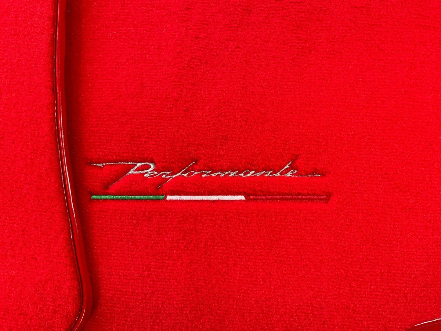 Floor Mats for Alfa Romeo Spider (1966-1993) 2 x Perfomante Red Tailored