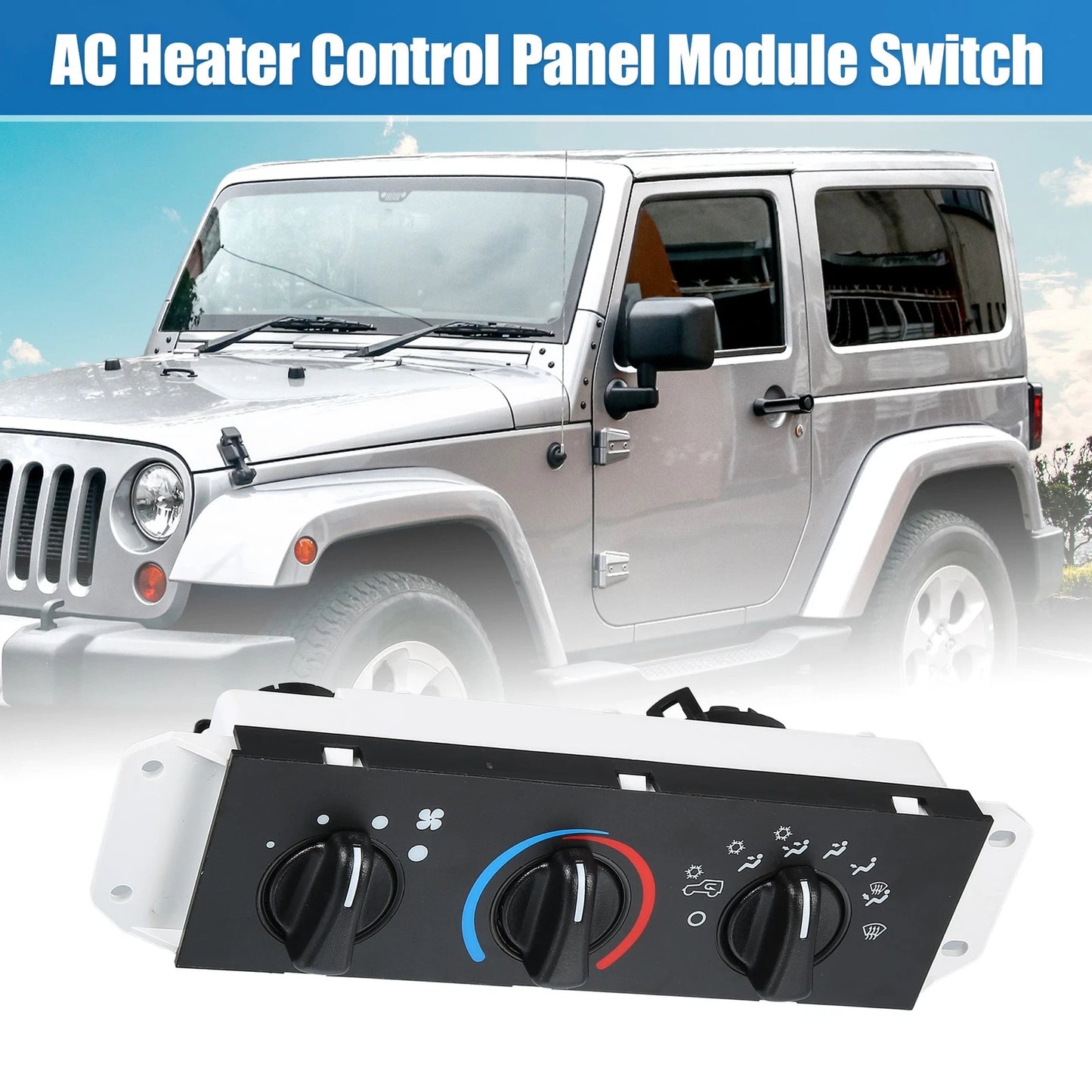 A/C Heater Climate Control Switch for Jeep Wrangler TJ (2005-2006)