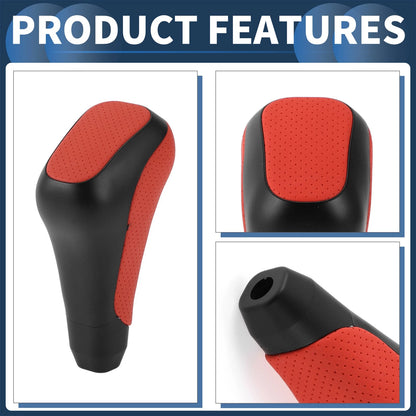 Automatic Gear Shift Knob for Toyota 4Runner 2012-2021 Faux Leather Black Red