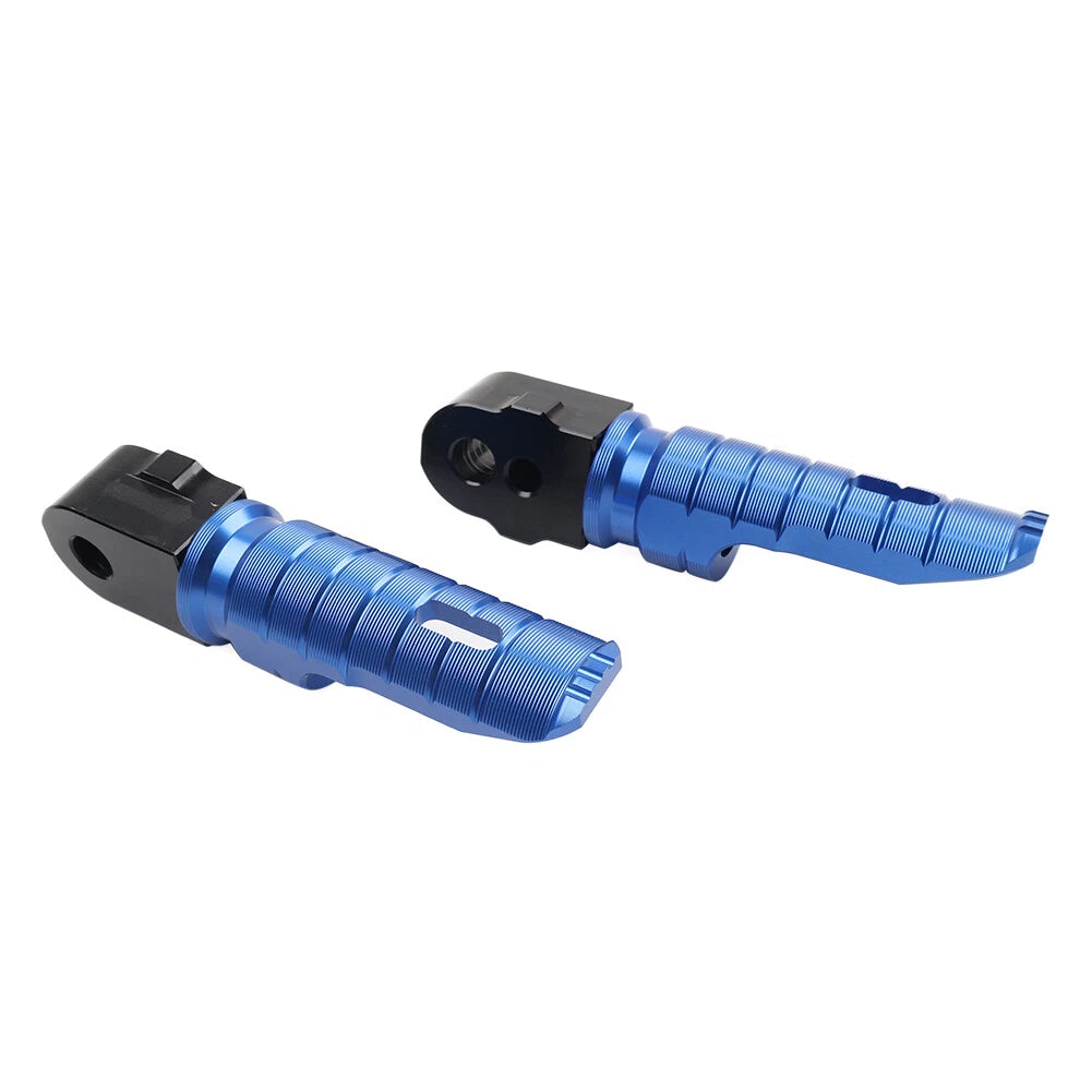 Blue Rear Footrests Pegs for Peugeot Speedfight 4 50 125 150 (All Years)