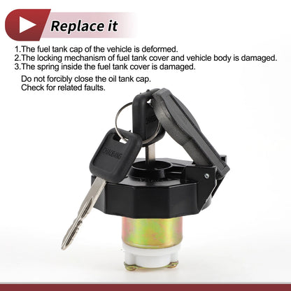 Locking Gas Cap for ISUZU NPR/NQR (1994-2019) - Fuel Tank Cap with 2 Keys