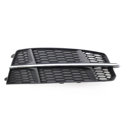 Right Front Bumper Lower Grille for Audi A6 C7 (2014-2018) Black Chrome