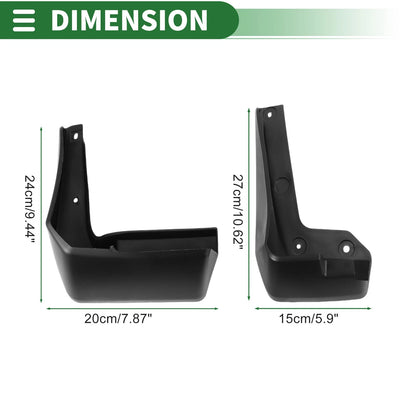 Mud Flaps Splash Guards for Honda Crider 2013-2018 (2 x Front & Rear)