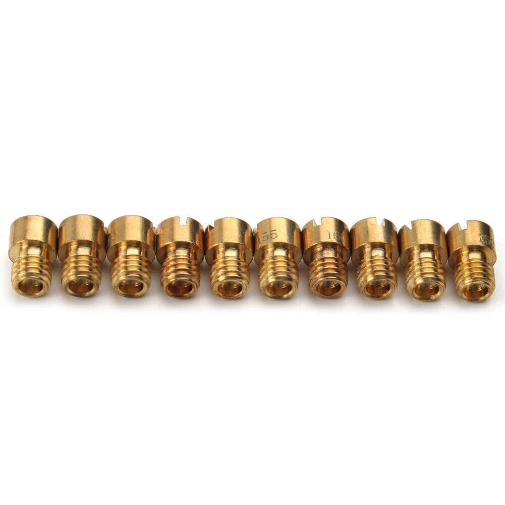 10x Carburetor Main Jets for Keihin CVK 138-160 (Fits Multiple Models)
