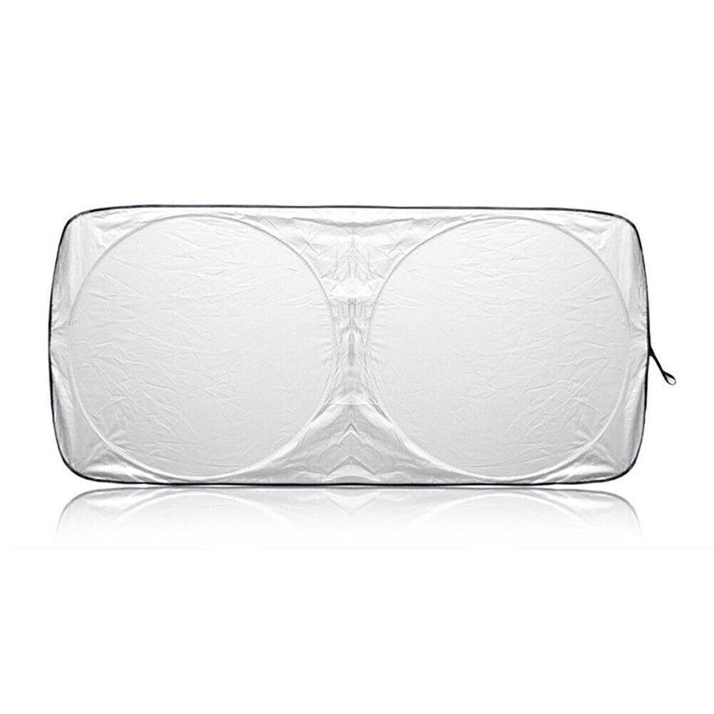 Folding Front Windshield Sun Shade Cover for Auto (Fits Various Models)