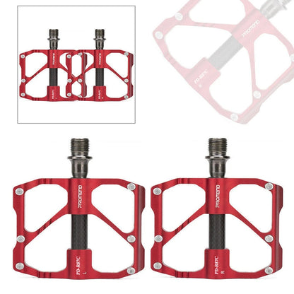 Ultralight Carbon Titanium Bicycle Pedals for 3Bearings MTB Road Bike