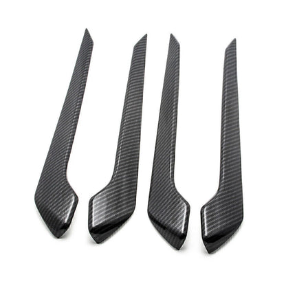 Inner Door Panel Armrest Cover Trim for Toyota RAV4 (2019-2022) Carbon Fiber