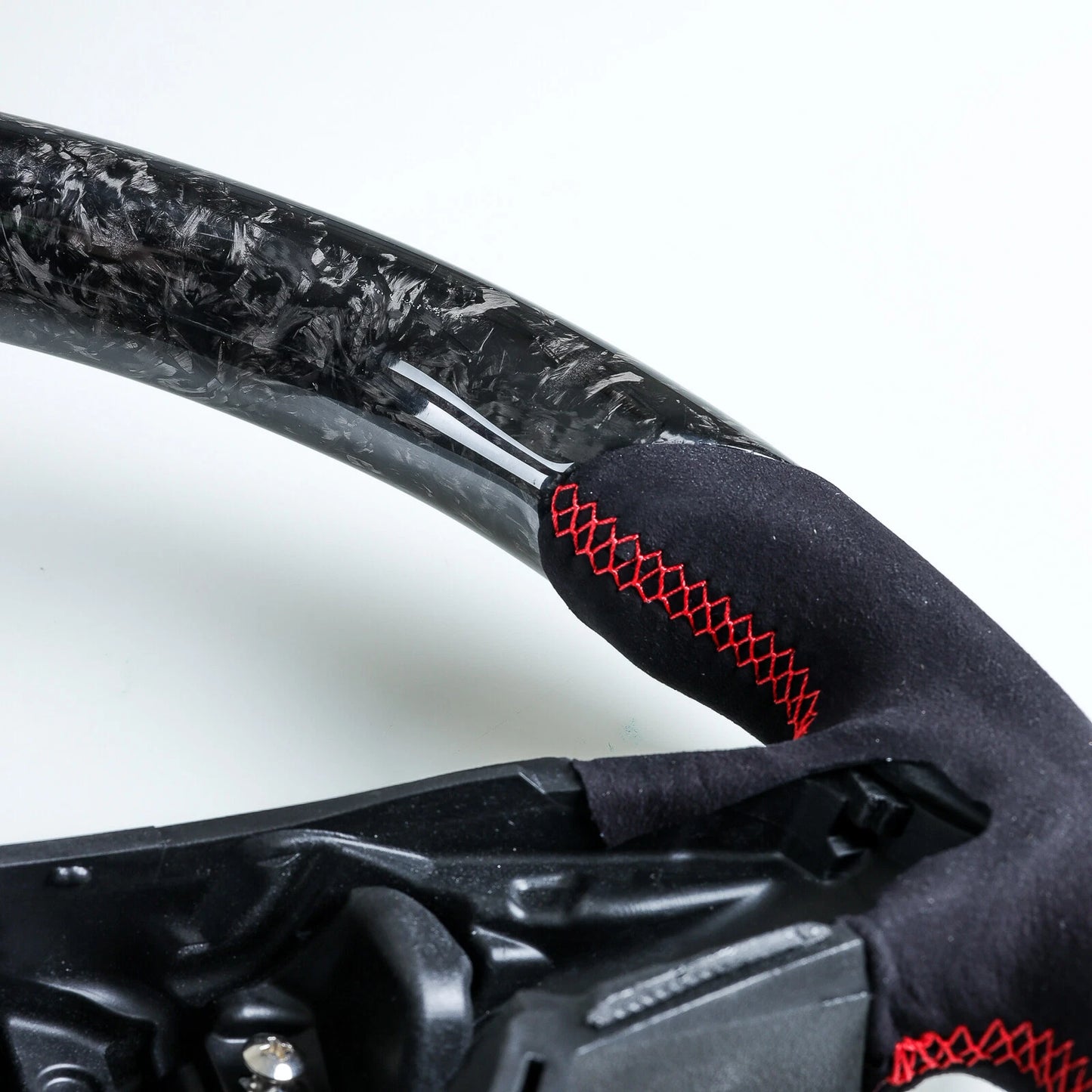 Flat Bottom Steering Wheel Suede for Mercedes Benz W205 (2015-2020)