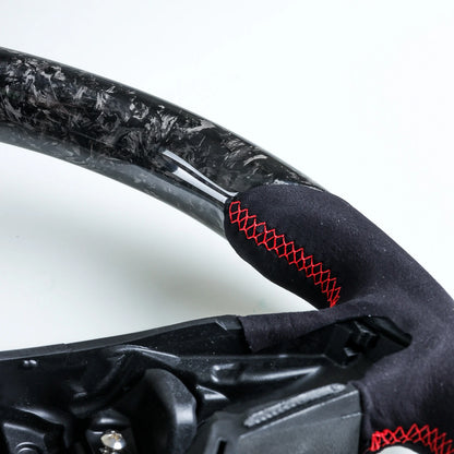 Flat Bottom Steering Wheel Suede for Mercedes Benz W205 (2015-2020)