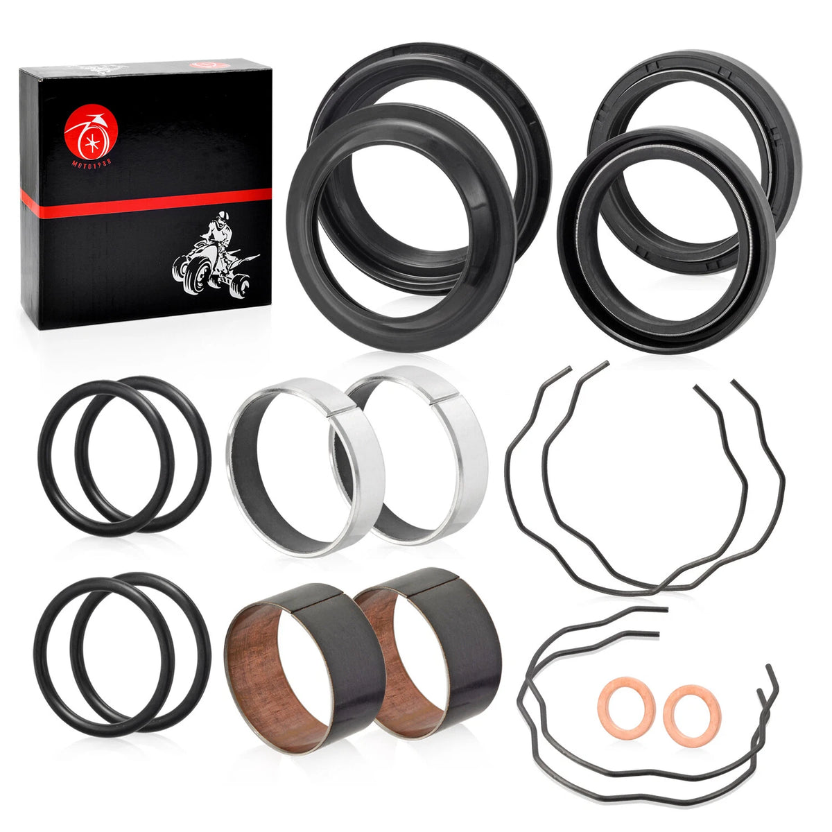 Fork Bushing Dust Oil Seals Kit for Honda Shadow ACE 750/Sabre 1100