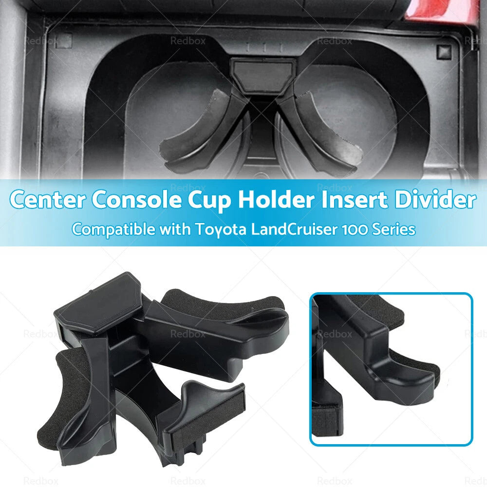 Center Console Cup Holder Divider for Toyota LandCruiser 100 Series (1998-2007)