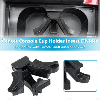 Center Console Cup Holder Divider for Toyota LandCruiser 100 Series (1998-2007)
