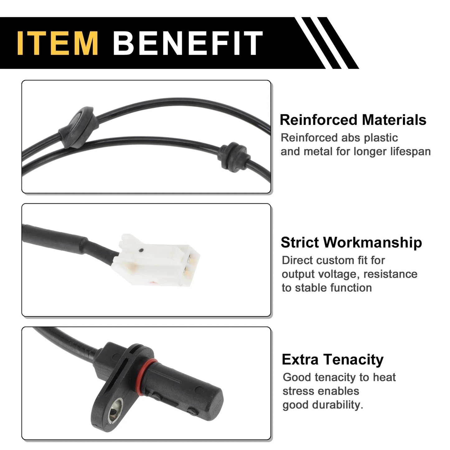ABS Wheel Speed Sensor for Kia Carens (2013-2015) Rear Left