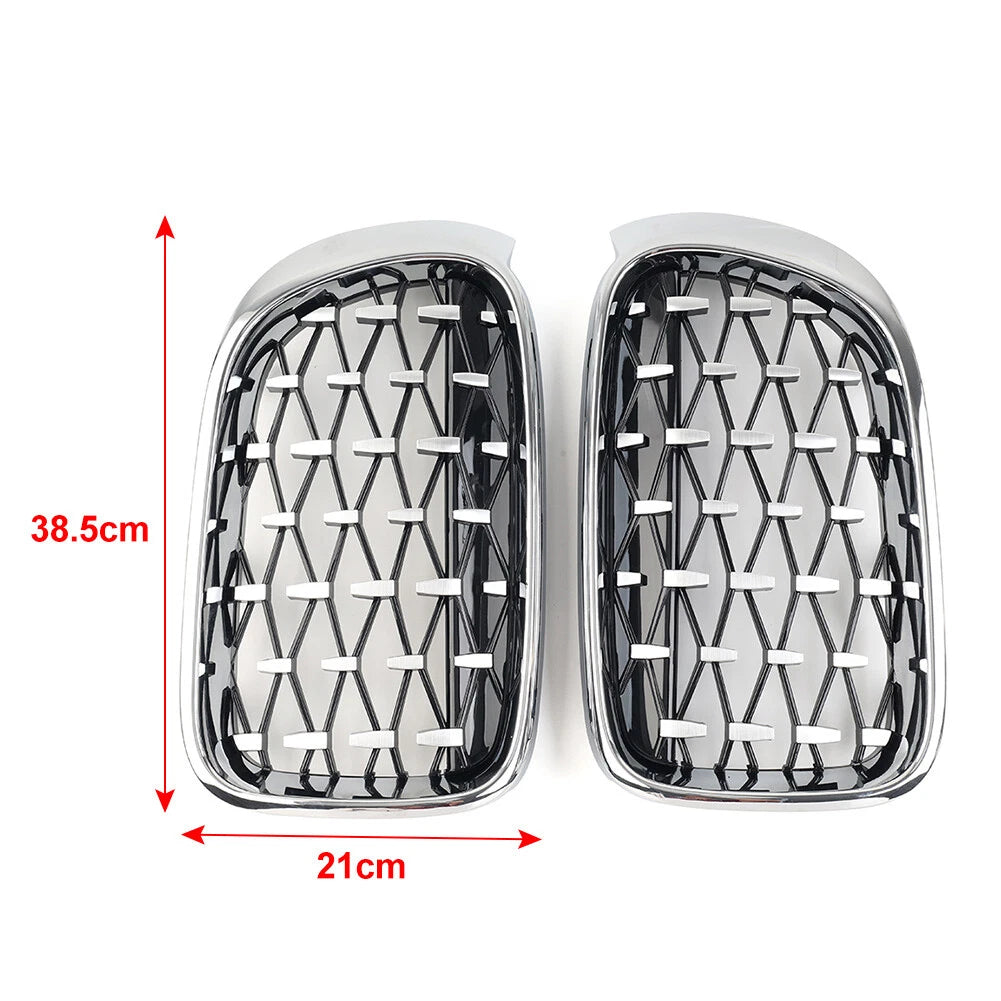 Front Bumper Kidney Grille for BMW X3 F25, X4 F26 (2014-2017)