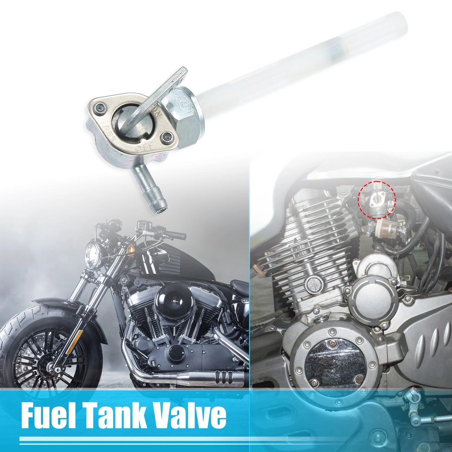 Fuel Valve Petcock Gas Tank Switch for Honda ATC200 (1981–1983)