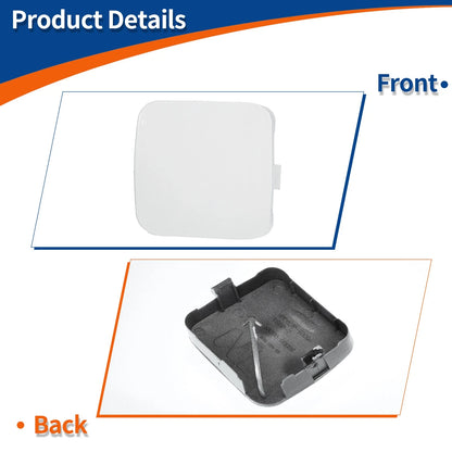 Front Car Bumper Tow Hook Cover for Toyota Rav4 (2009-2011) White
