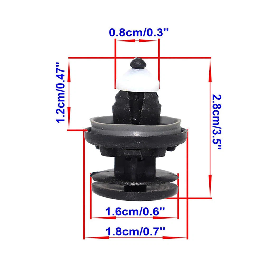 Door Trim Panel Clips  Fasteners for Ford Focus (2004-2012)