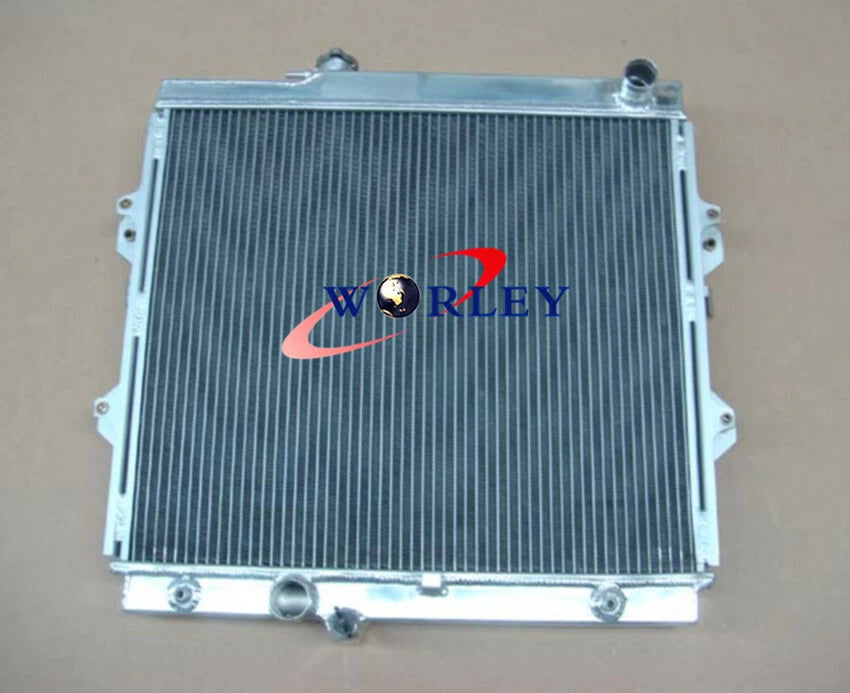 3 Row Aluminum Radiator + Fan for Toyota Hilux RZN149R RZN169R RZN174 (97-05)