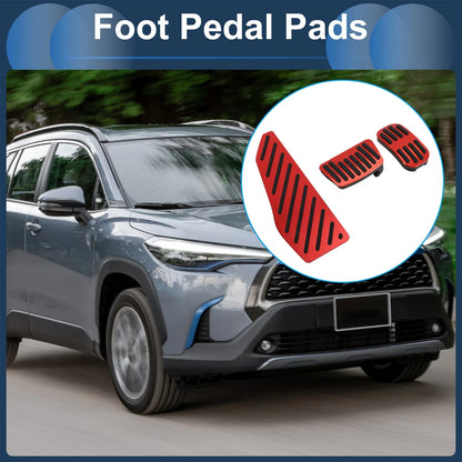 3 x Foot Accelerator Pedal Covers for Toyota Corolla Cross (2020–2024)