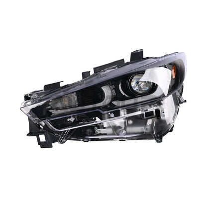 Left Driver Side Headlight FULL LED W/AFS Black for Mazda CX-5 (2022–2024)