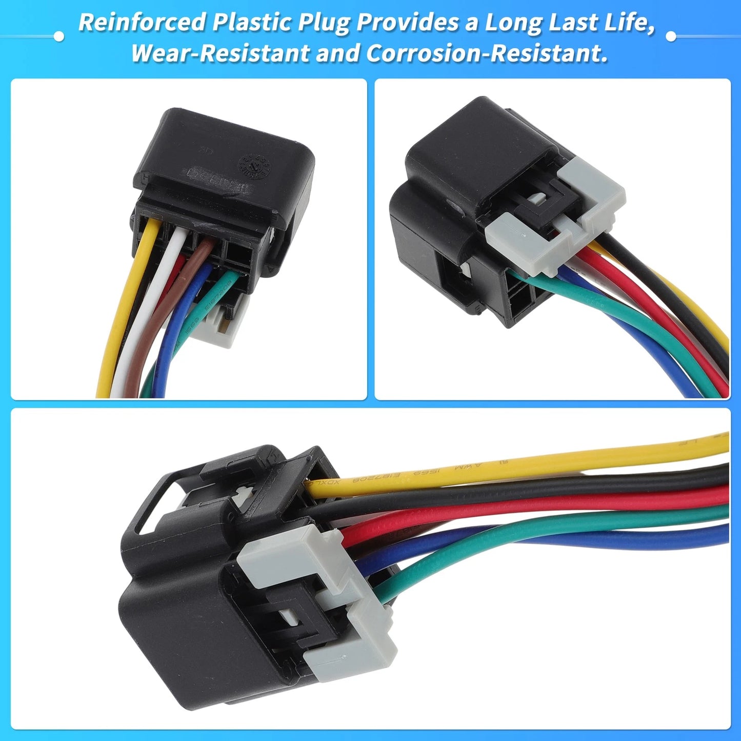 HVAC Blower Motor Resistor Wire Harness for Chevy GMC