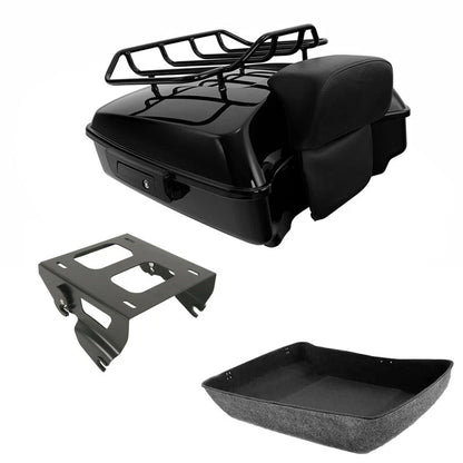 Trunk Pad Rack Solo Mount for Harley Touring Road Glide (2014-2025)