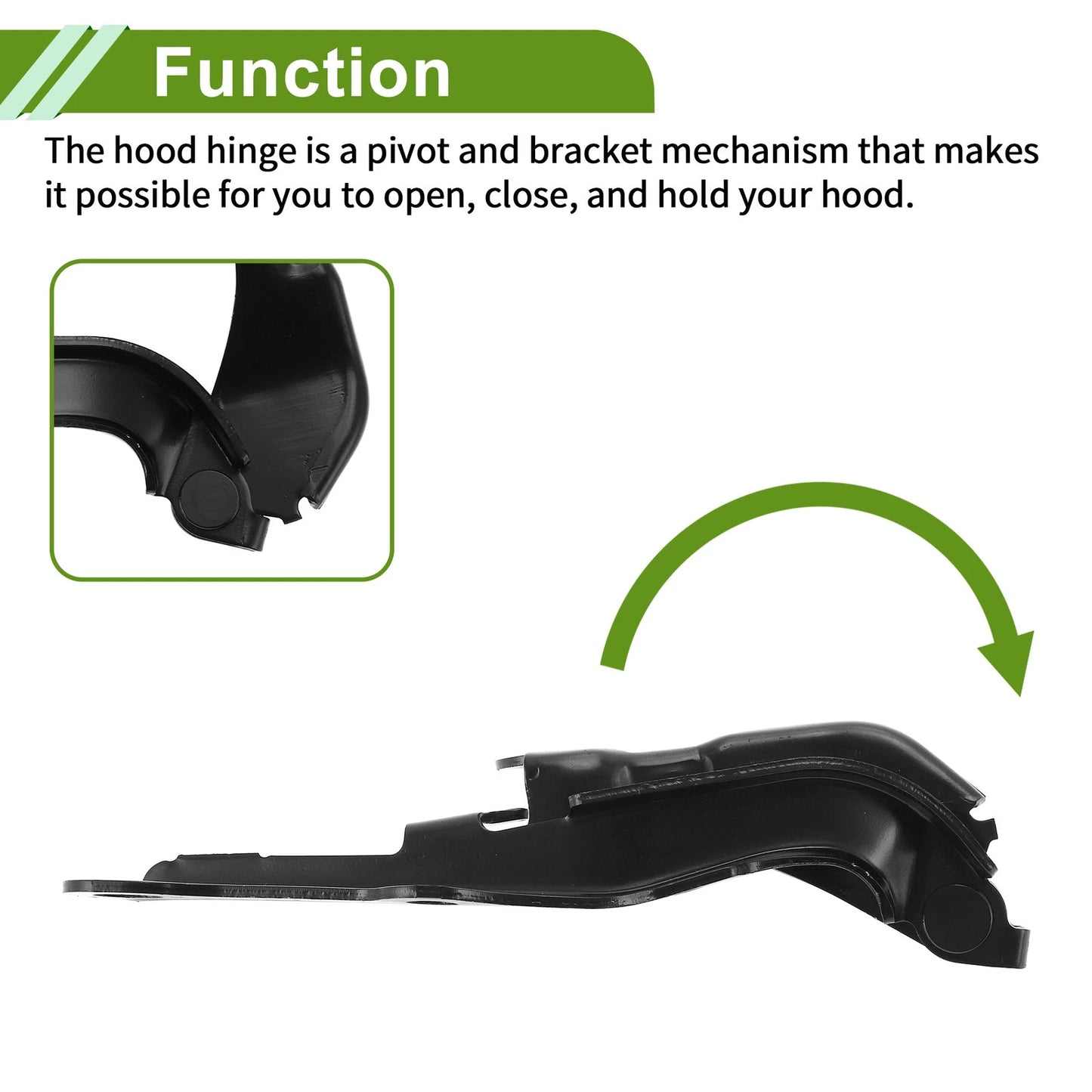 Hood Hinges 1 Pair for Toyota 4Runner (2003-2006)
