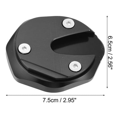 Kickstand Extension Side Stand Support Pad Set Black for Honda DAX (2023)