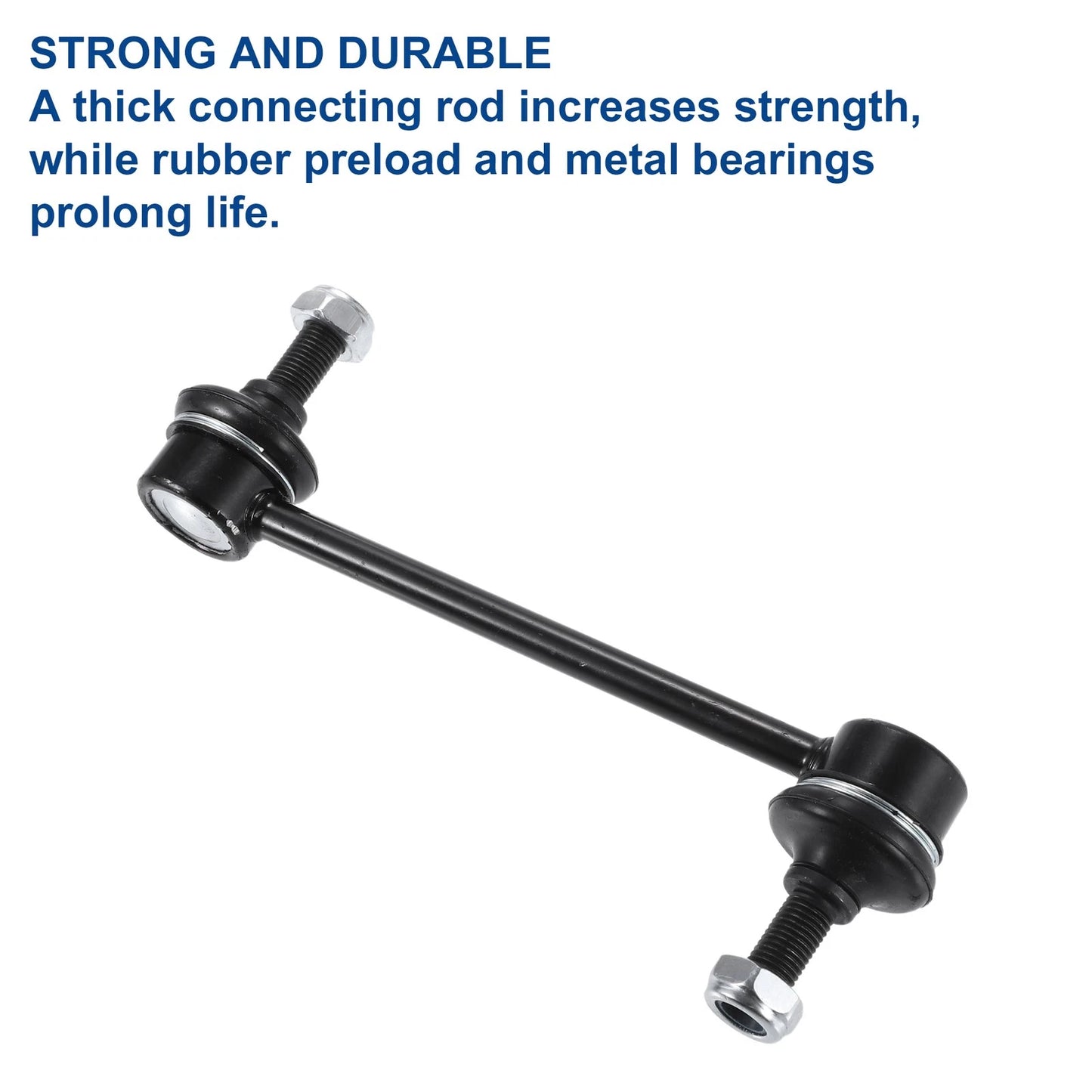 8 x Front Inner Outer Tie Rods & Sway Bar Links for Ford