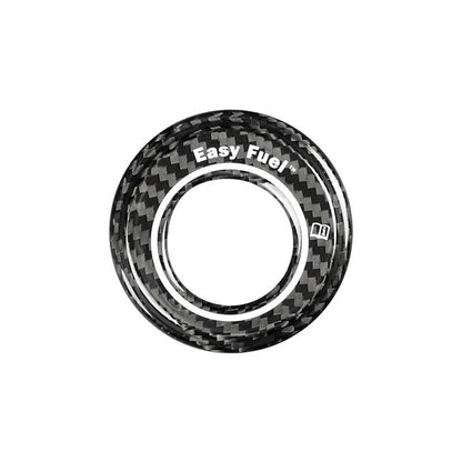 Carbon Fiber Inner Ring Fuel Tank Cap Panel Trim for Ford Mustang 2024