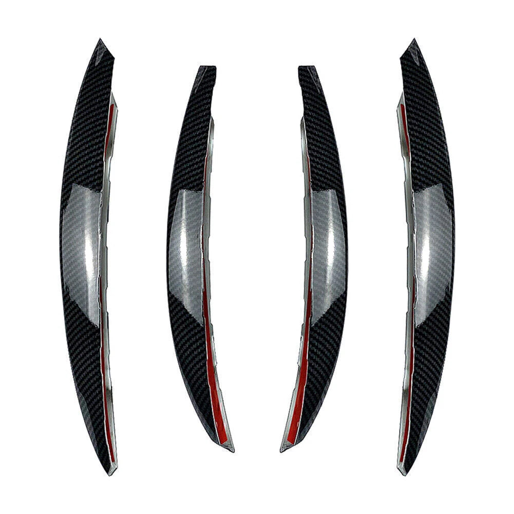 Front Bumper Splitter Fins Spoiler Canards for Mercedes Benz C-Class (2022-2023)