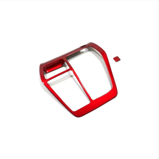 Red Console Gear Shift Panel Cover Trim for Toyota RAV4 (2019–2024)
