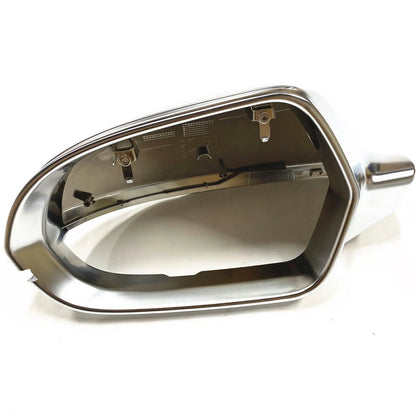 Rearview Side Door Mirror Cover for Audi A6 S6 C7 (2011-2018) Silver