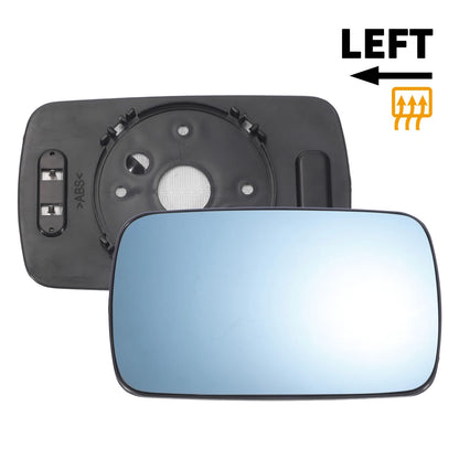 Left Side Blue Heated Mirror Glass for BMW 3 Series E30 E36 (1982-1999)