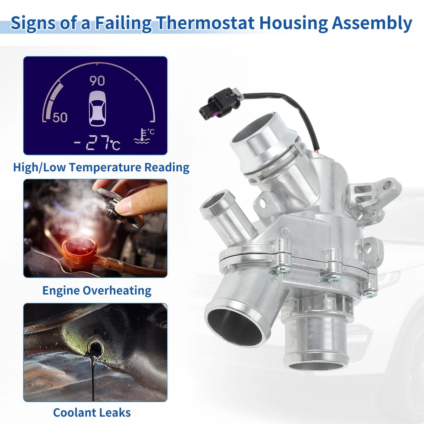 Engine Coolant Thermostat Housing for Land Rover Discovery (2015-2020)