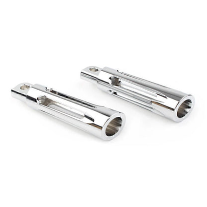 CNC Chrome Foot Pegs for Harley Touring Sportster Dyna Softail