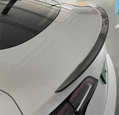 Glossy Black Rear Trunk Spoiler Wing Lip for Tesla Model 3 Sedan (2017-2023)