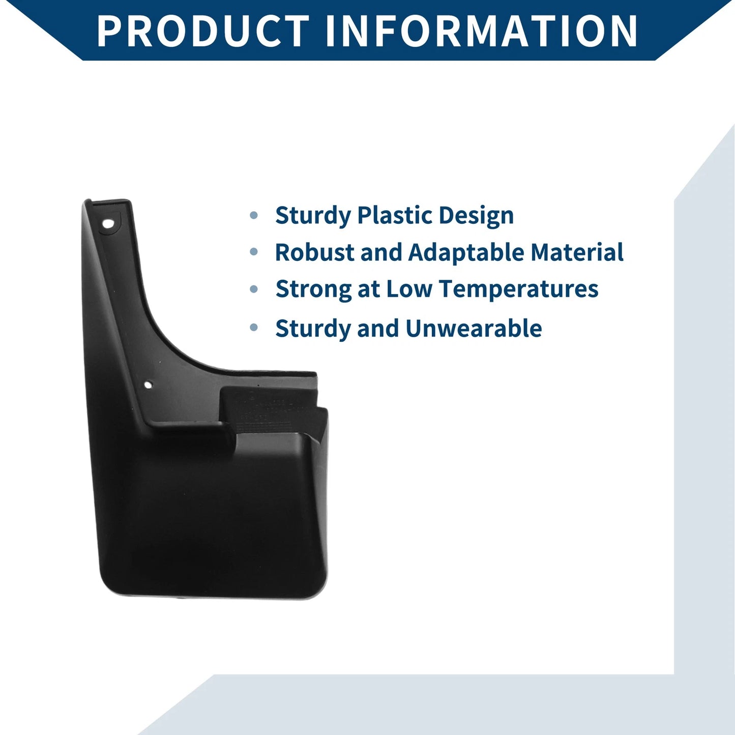 Mud Flaps Splash Guards 1 Set for Toyota Yaris (2014-2023)