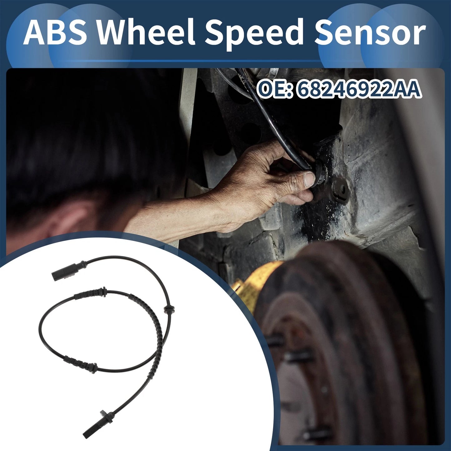 ABS Wheel Speed Sensor for Jeep Renegade 2015-2020 Front