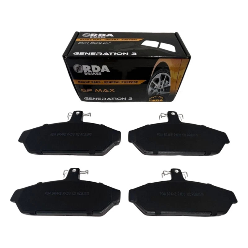 2 x Front RDA Brake Pads (Girlock Alloy Caliper) for Ford XE XF XG FE ZL