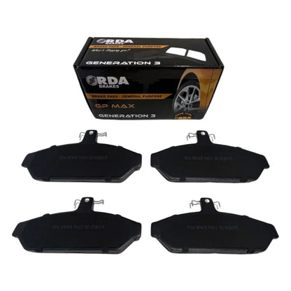 2 x Front RDA Brake Pads (Girlock Alloy Caliper) for Ford XE XF XG FE ZL