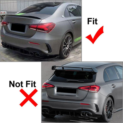 Rear Bumper Spoiler Air Vent Carbon for Benz A-Class V177 A200 A220 (2018-2022)