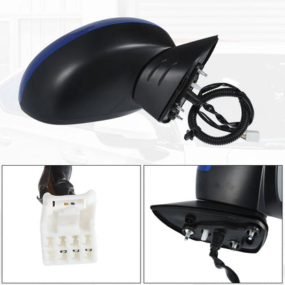 3 Pin Right Side Door Mirror Assembly Blue for Honda Civic (2022-2023)
